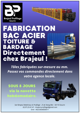 Profilage bac acier 